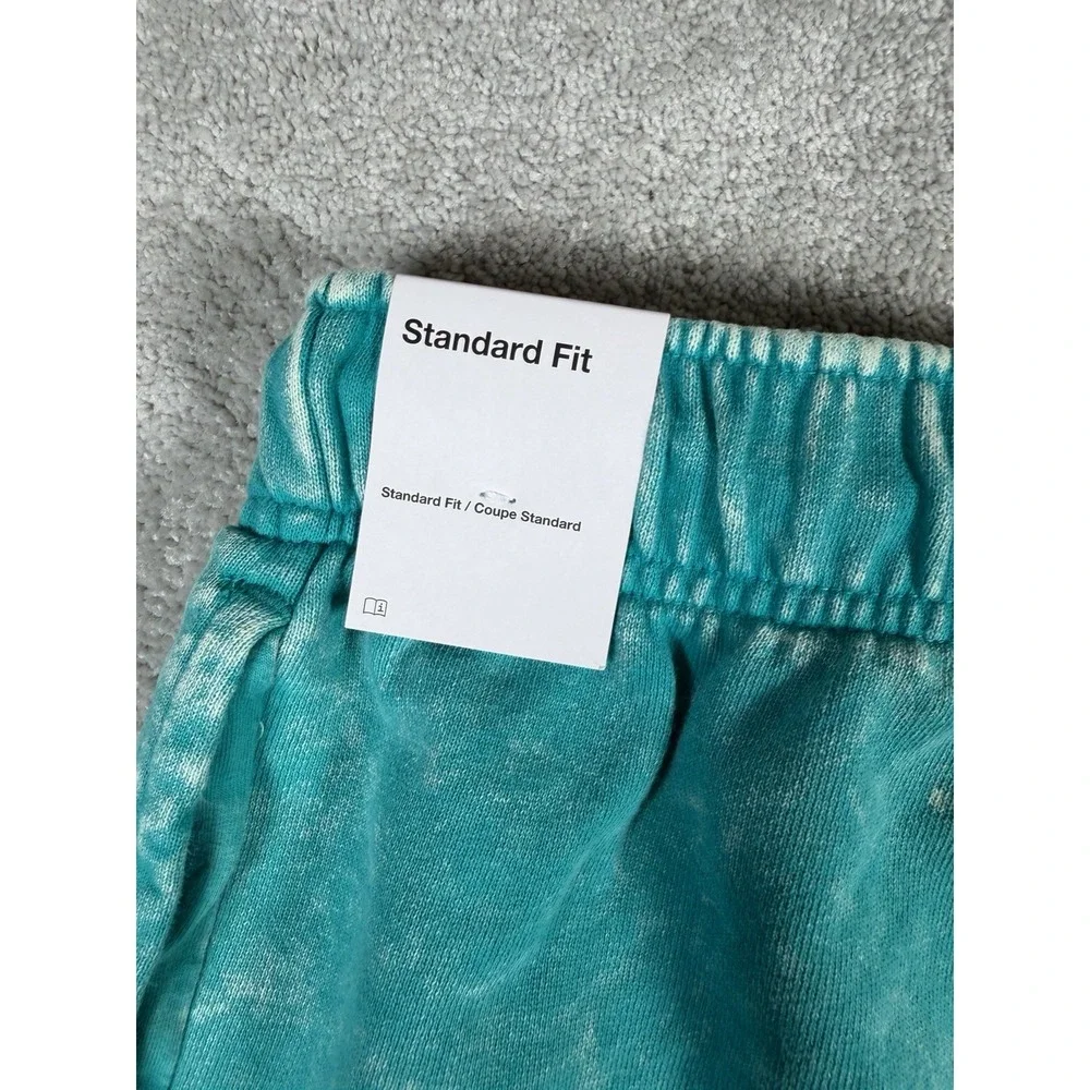 Jordan Essentials Washed Fleece Diamond Shorts Mens M Washed Teal DR3092-322 NWT